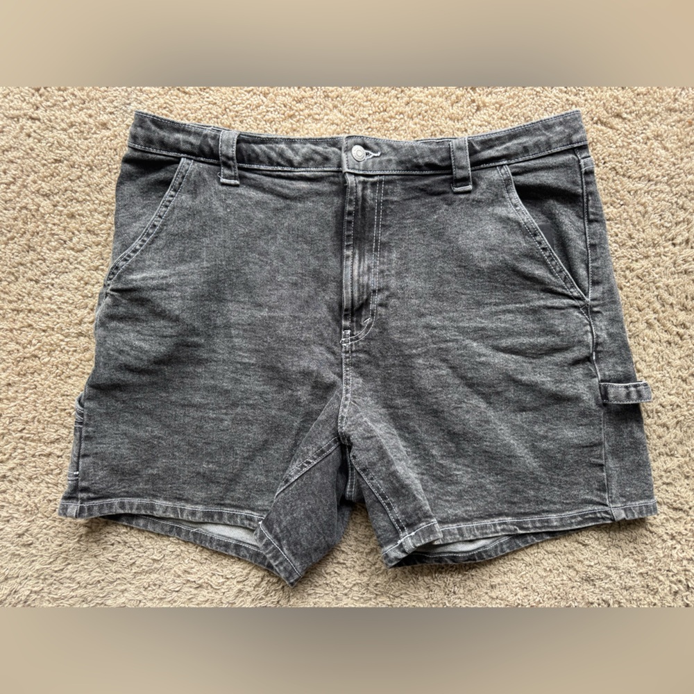 Women’s Wild Fable Highest Rise Utility Denim Shorts-Size 18
